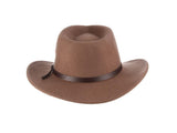 Scala Men's Dakota Crushable Wool Felt Outback Hat