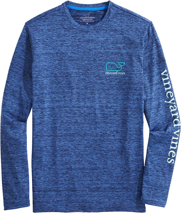Vineyard Vines Men's Long-Sleeve Whale Harbor Tee Shirt