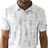 Yatta Golf Mens Standout Performance Short Sleeve Golf Polo Shirt