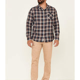 Flag & Anthem Navy Sarona Double Layer Large Flannel Shirt