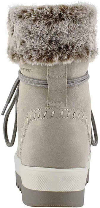 Cougar Women's Vanetta Mushroom Suede Size 10 Premium Faux Fur Mid Boot