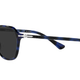 Persol Men's PO3256S Blue with Grey Polarized Lens Designer Sunglasses