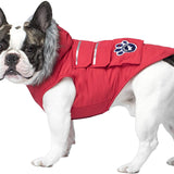 Canada Pooch Everest Explorer Size 28 Red Fleece Lined Insulated Dog Coat