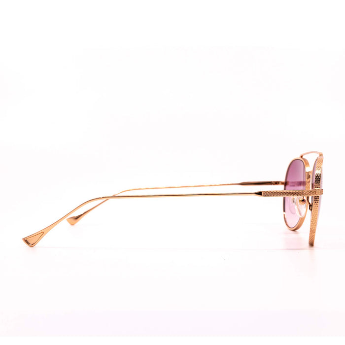 DIFF Eyewear Women's Noa Rose Gold + Wine Gradient Lens Sunglasses