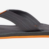Hari Mari Men's Fields Tan/Olive Size 10 Memory Foam and Arch Support Flip Flops