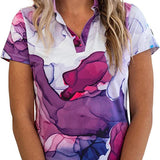 Yatta Golf Womens Standout Performance Short Sleeve Golf Polo Shirt