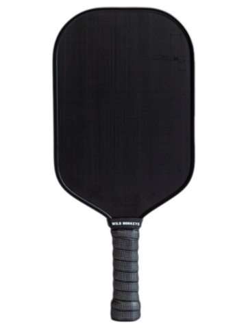 Wild Monkeys "Grizzly Ghost"  Wide Body Heavyweight Raw T700 Carbon Fiber Pickleball Paddle