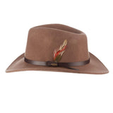 Scala Men's Dakota Crushable Wool Felt Outback Hat