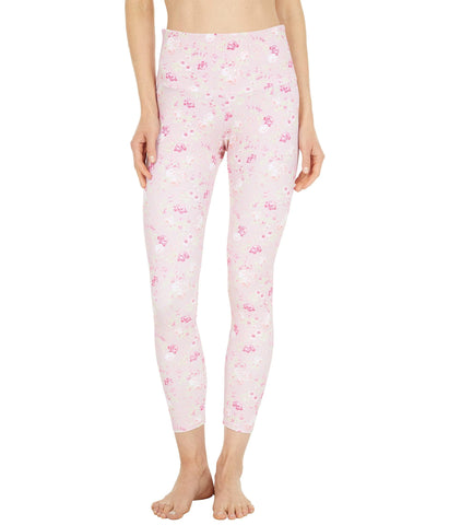 Onzie High Rise Rib Petite Rose Medium/Large Midi Leggings