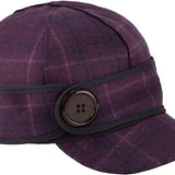 Stormy Kromer Button Up Cap - Decorative Wool Hat with Earflap