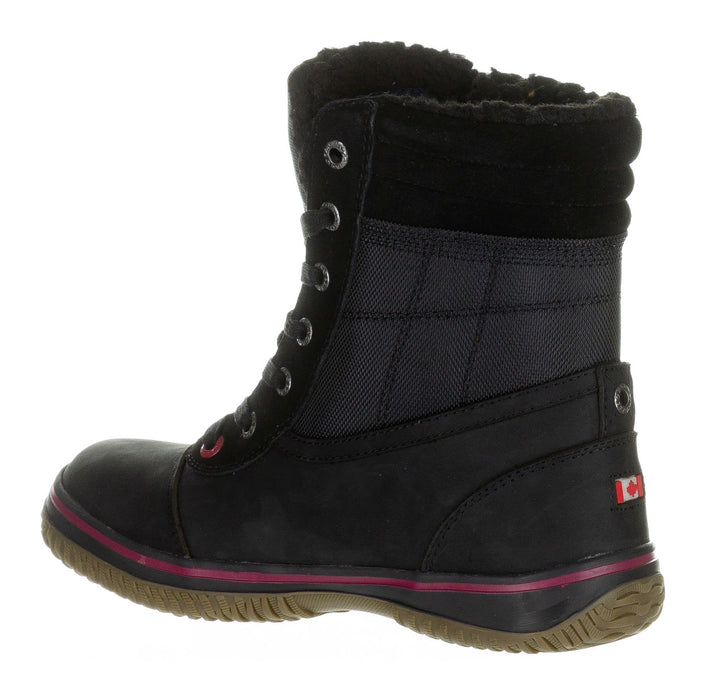 Pajar Men's Trooper 2.0 Black Size 9 Leather Waterproof Winter Mid-Calf Snow Boots
