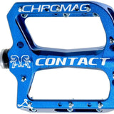 Chromag Contact Blue Aluminum Body Platform Downhill Bike Pedal