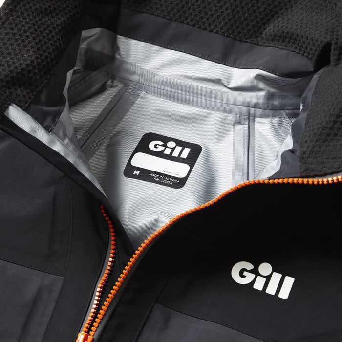 Gill Men's Race Fusion Small Black Waterproof Marine Jacket