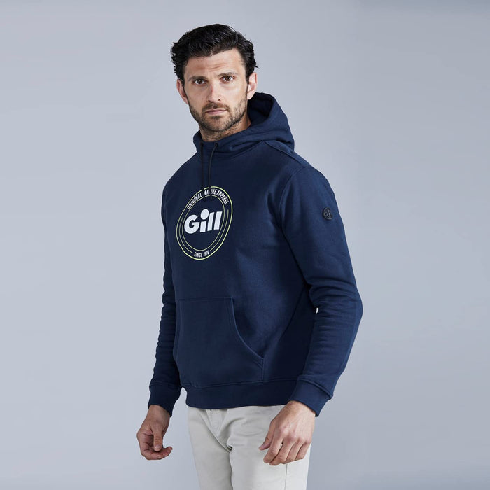 Gill Men's Cavo Organic Cotton Hoodie X-Large Dark Navy Long Sleeve Sweatshirt