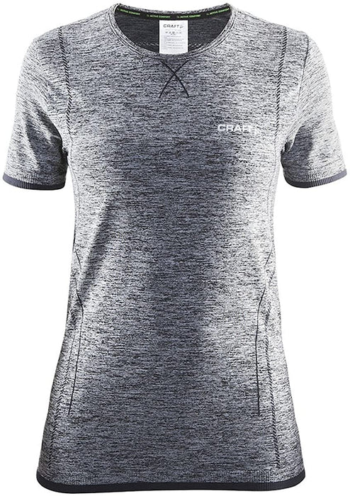 Craft Sportswear Women's Black X-Small Active Comfort Short Sleeve Shirt