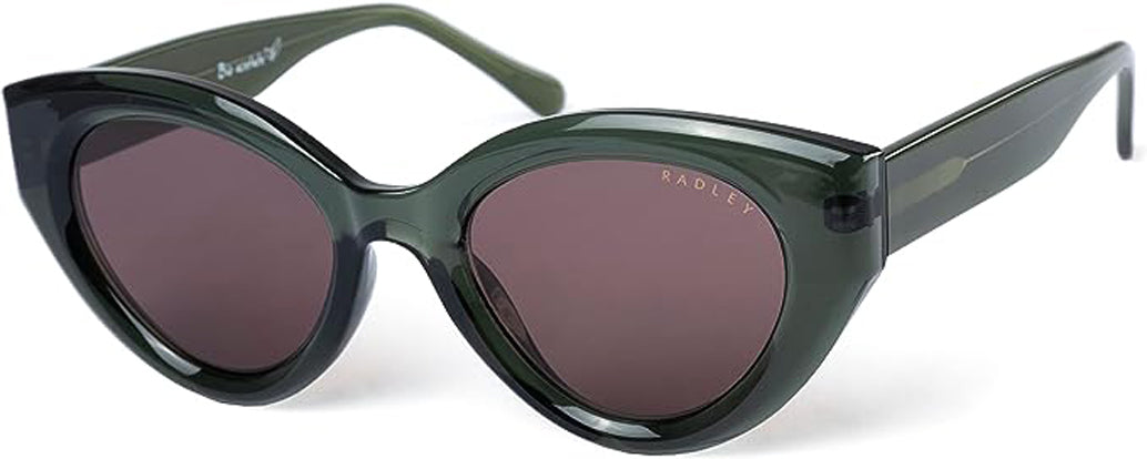 Radley London Women's 6502 Palm Leaf Green Oversized Cat Eye Sunglasses