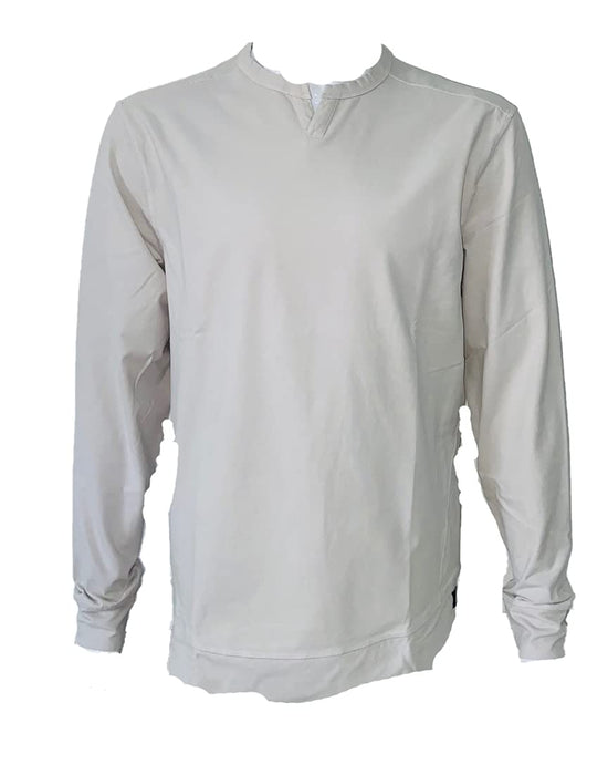 Good Man Brand Medium Silver Victory V-Notch Long Sleeve Sweatshirt