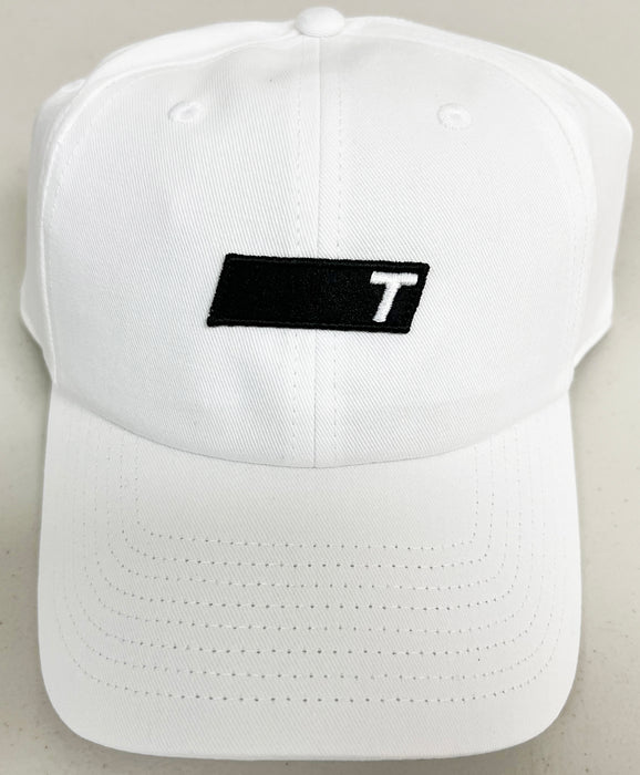 True Linkswear White 100% Cotton Adjustable Golf Hat Ball Cap
