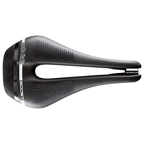 Selle Italia Black Novus Boost Superflow 256x135mm MTB & Road Bike Saddle