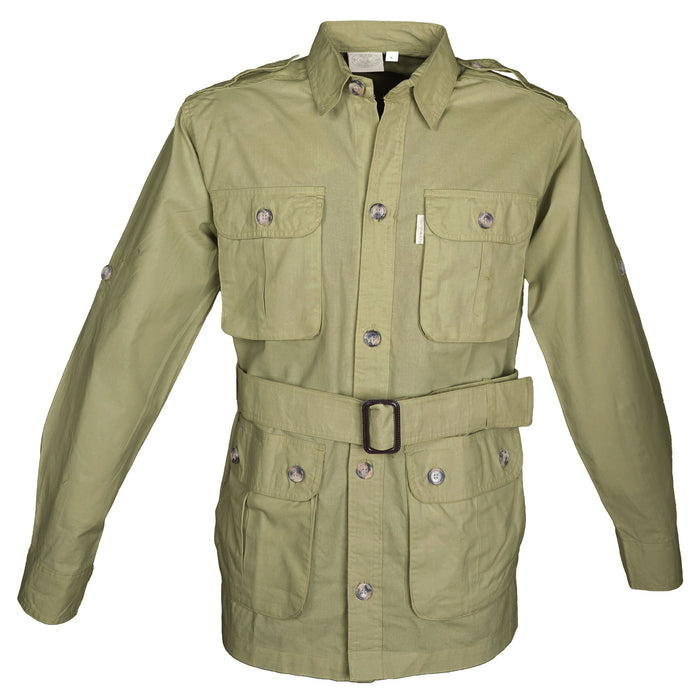 Safari Jacket for Men - Khaki
