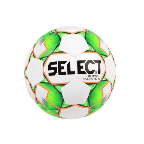 Select Futsal Talento White/Green/Orange Soccer Ball Size U9