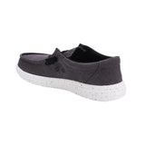 Lamo Men's Paul Charcoal Size 9 Moc Toe Casual Shoes