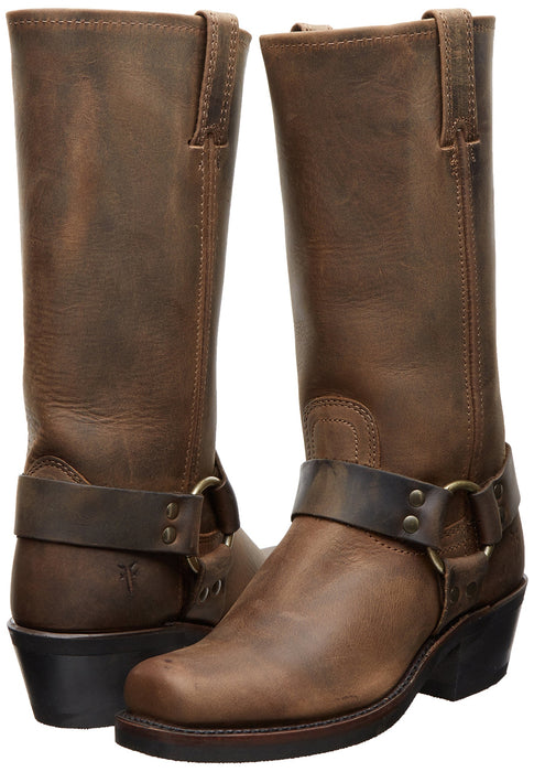 The Frye Company Womens Tan Harness 12R Size 7.5 Oiled Leather Boots