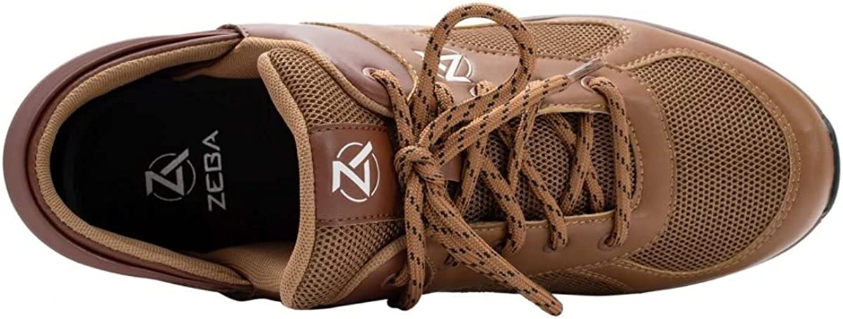 Zeba Men's Brown Size 11.5 Hands Free Slip-On Walking Shoes