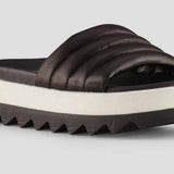 Cougar Women's Prato Water Repellent Leather Slide Sandal