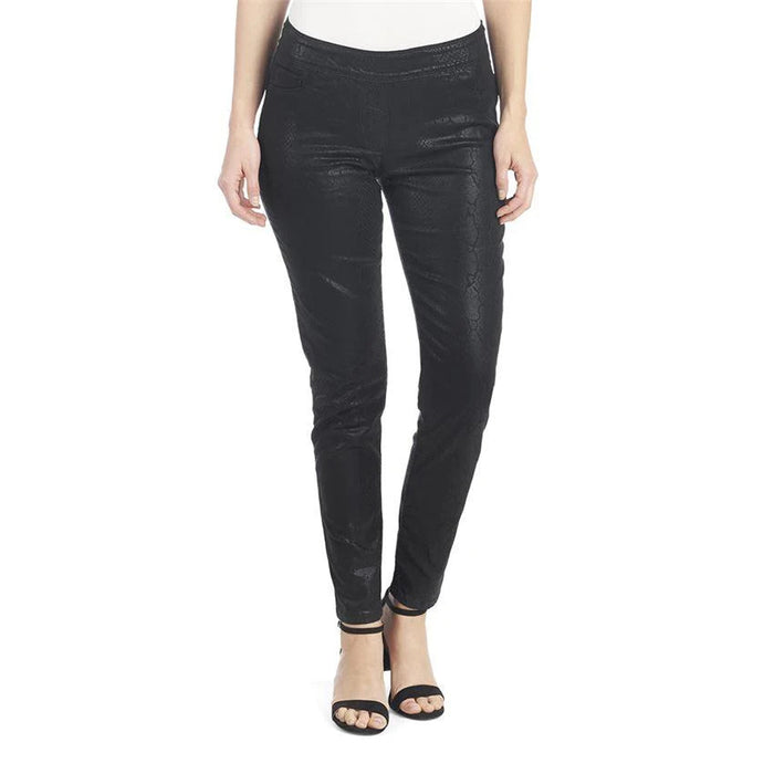 Coco + Carmen OMG Printed Skinny X-Large Black Snake Skinny Jeans