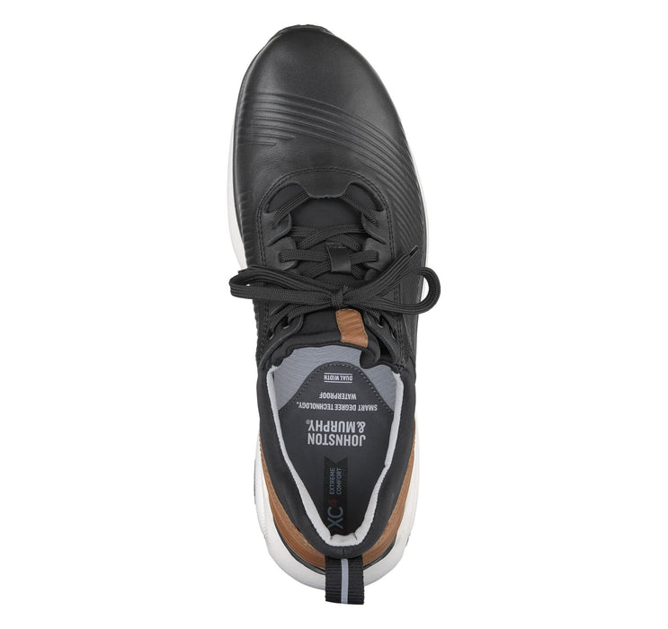 Johnston & Murphy Men's XC4 TR1-Luxe Hybrid 9.5 Black Full Grain Golf Shoes