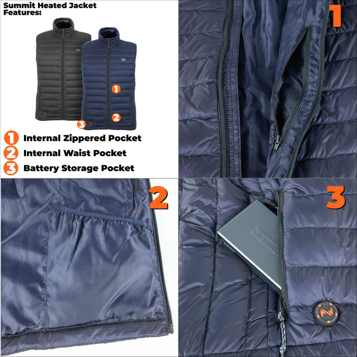 Fieldsheer Mobile Warming Black Summit BT XXX-Large Heated Vest