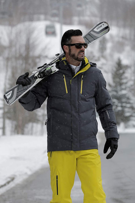 Sunice Men's Boulder MEL1806 Charcoal Small Insulated Winter Ski Jacket