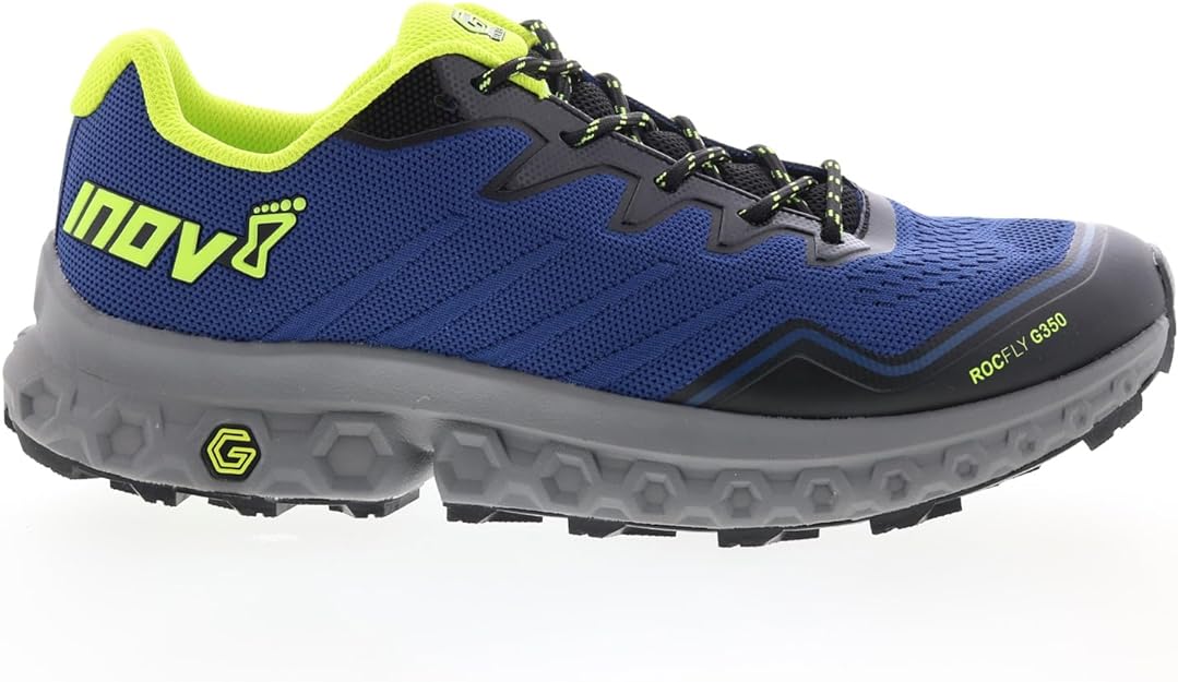 Inov-8 RocFly G 350 Men's Navy/Yellow Size 12 Trail Running Shoes