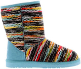 Lamo Women's Juarez Turquoise Size 6 Premium Faux Fur Fashion Boot