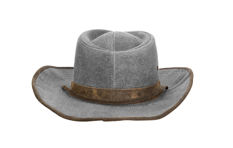 Stetson Men's Buckthorn Cotton Cloth Safari Hat (Grey, X-Large)