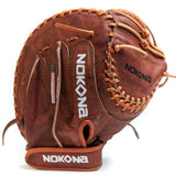 Nokona Classic Walnut 32.50" Closed Web Tan Lace Right Handers Catchers Glove