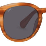 DIFF Eyewear Unisex Arlo Golden Harvest + Grey Polarized Lens Sunglasses