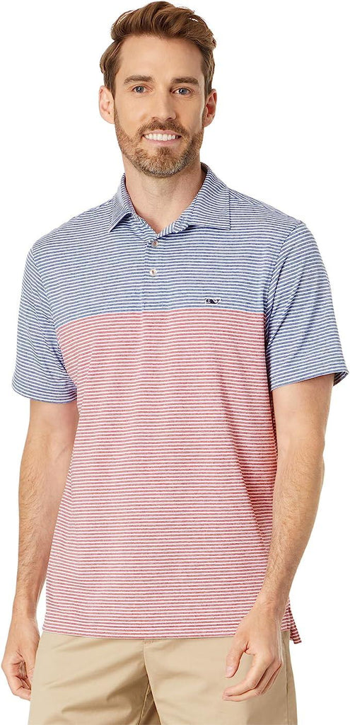 Vineyard Vines Men's Sankaty Print Polo