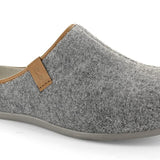 Strive Men's Cologne Light Grey Size 9  Wool Mule Orthotic Slipper