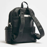 Hammitt Women's Black/Gunmteal Large Hunter Leather Backpack