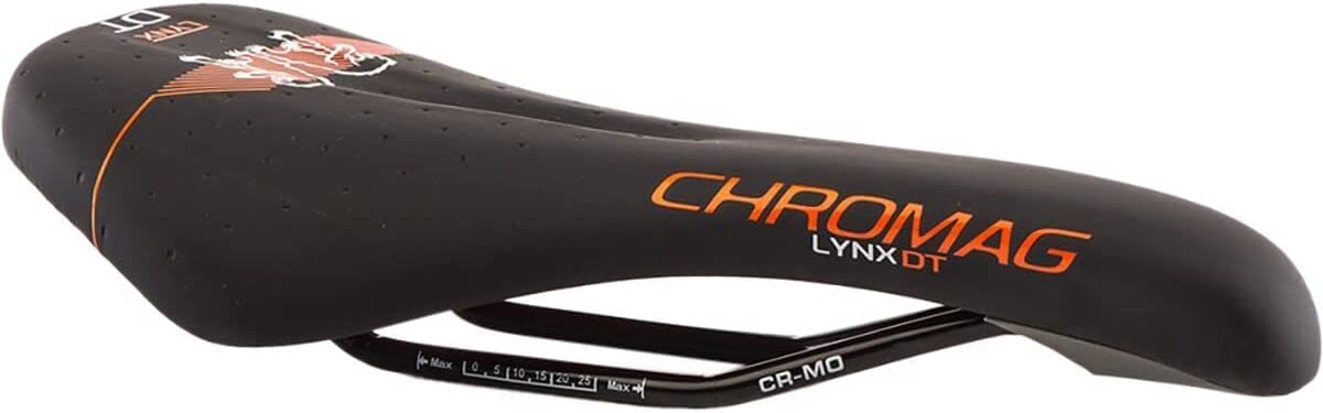 Chromag Lynx DT 292G Black/Orange 280 X 135mm Bicycle Saddle
