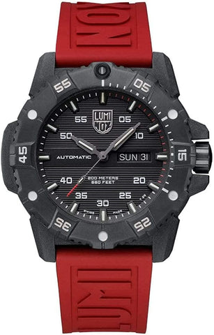 Luminox Men's Master Carbon Seal Red/Black 45mm Automatic Analog Dive Watch