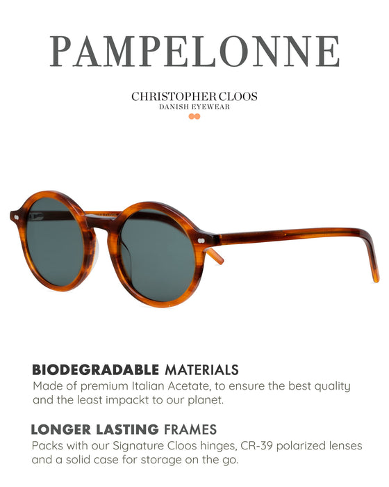 Christopher Cloos Pampelonne Minimalistic Polarized Sunglasses
