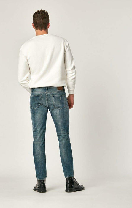 Mavi Men's Jake Size 33/32 Regular Tapered Slim Shaded Authentic Vintage Jeans