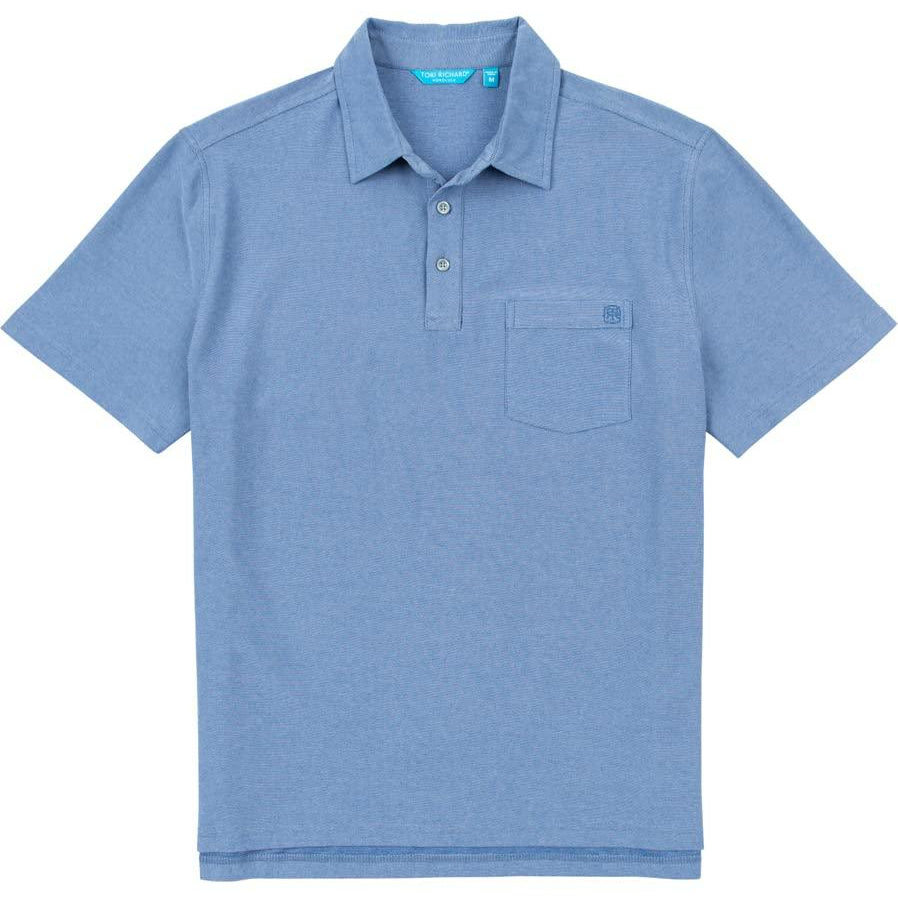 Tori Richard Men's Passport Hibiscus Medium Short Sleeve Polo Golf Shirt - Sports by Sager
