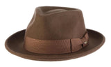 Scala Men's Bristol Crushable Wool Felt Fedora