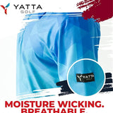 Yatta Golf Mens Standout Performance Short Sleeve Golf Polo Shirt