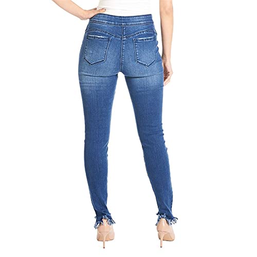 Coco + Carmen OMG Cutout Fringe Skinny Jeans