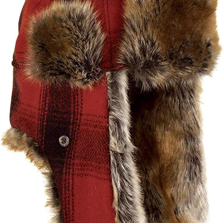Stormy Kromer Northwoods Trapper Hat - Insulated Wool Winter Hat with Ear Flaps